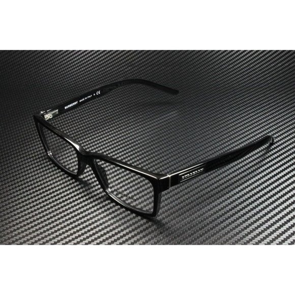 Burberry Black Rectangle 54mm Men's Eyeglasses